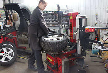 Installation de pneus, vente de pneus neufs